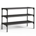 thumbnail image 1 of Kitsure 3-Tier Shoe Rack, Shoe Organizer for Closet, Entryway, Garage or Hallway, 11.5" x 27.2" x 18.3", Black, 1 of 8