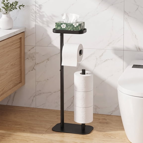 YANSHANGYUAN Toilet Paper Holder Stand Free Standing - Walmart.com