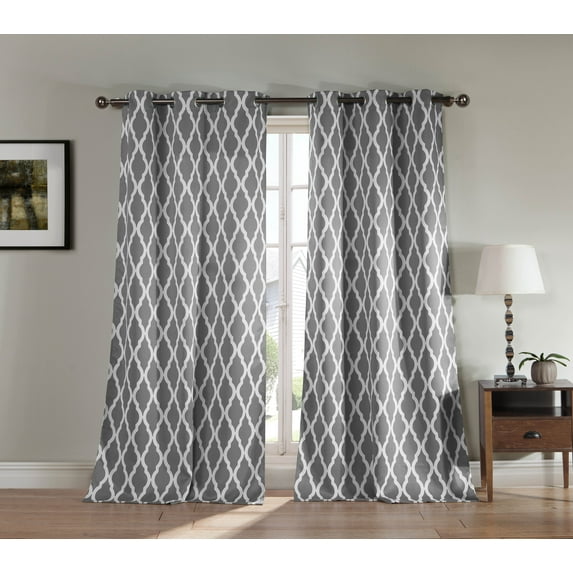 Kittattinny Geometric Blackout Curtain Set