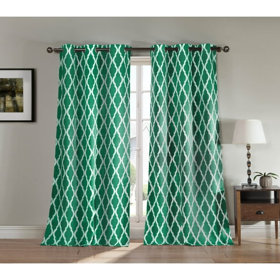 Kittattinny Geometric Blackout Curtain Set