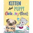 thumbnail image 1 of Kitten And Puppy Coloring Book for kids, (Paperback), 1 of 1