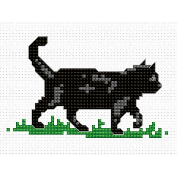 Kitten B034L Counted Cross-Stitch Kit