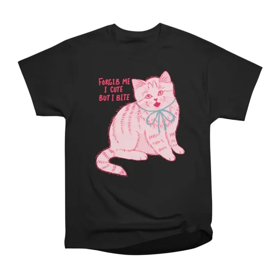 Kitten Bites T-Shirt Tee Gift For Him Merch For Her Apparel For Friend