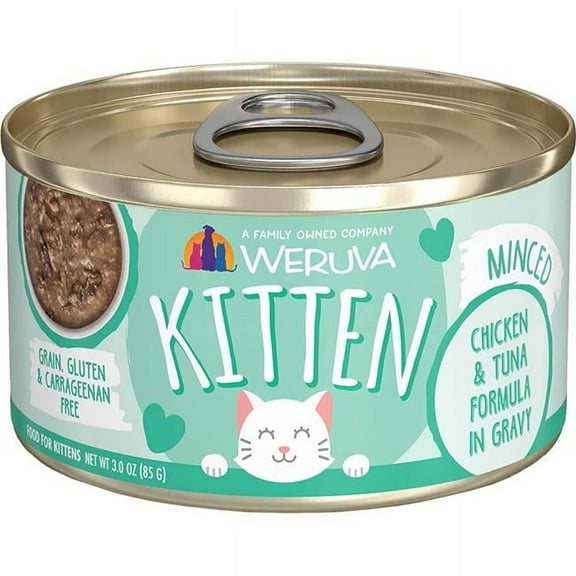 Kitten Chicken Tuna Gravy Cat Food - 3 oz
