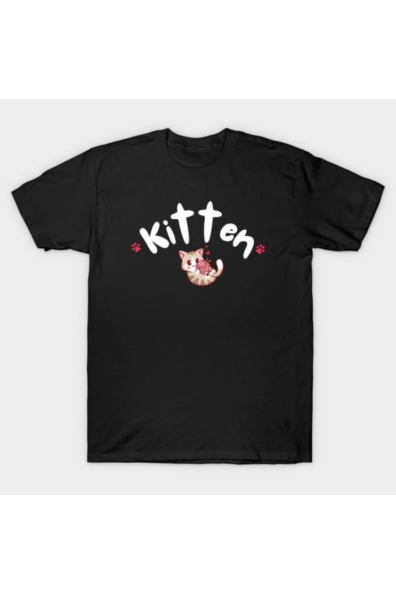 Kitten Cutie Simple Minimalist Text with a Cute and Playful Vibe T-Shirt