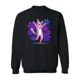 thumbnail image 1 of Kitten Dancing Sweatshirt Women -Image by Shutterstock, Female Large, 1 of 4