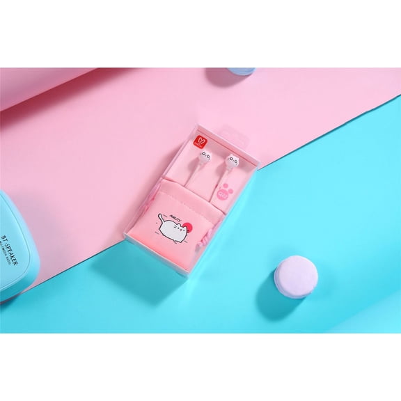 Kitten Earphone Creative Small Earphone In Ear Earphone Wired Earphone