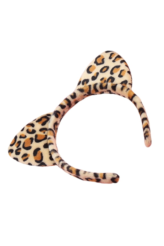 Kitten Ears Hairband Photo Props Leopards Print Hair Hoop Headband Party Headpiece Fun Headbands