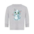 thumbnail image 1 of Kitten Greeting Long Sleeve Toddler -Image by Shutterstock,  2 Toddler, 1 of 4