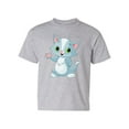 thumbnail image 1 of Kitten Greeting T-Shirt Juniors -Image by Shutterstock,  Small, 1 of 4