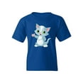 thumbnail image 1 of Kitten Greeting T-Shirt Juniors -Image by Shutterstock,  x-Large, 1 of 4
