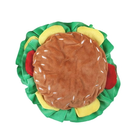 Kitten Hat Comfortable Pet Hamburger Hat for Small Pets Kitten Pet Halloween L