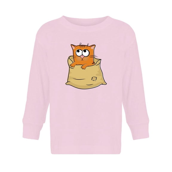 Kitten In A Bag Long Sleeve Toddler -Image by Shutterstock,  2 Toddler