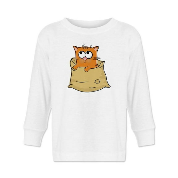 Kitten In A Bag Long Sleeve Toddler -Image by Shutterstock,  5 Toddler