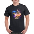 thumbnail image 1 of Kitten In A Donut In Space T-Shirt Men -Smartprints Designs, Male Small, 1 of 4