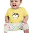 thumbnail image 1 of Kitten Looking Down T-Shirt Infant -Kayomi Harai Designs,  6 Months, 1 of 4