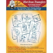 Kitten Motifs Aunt Martha's Hot Iron Embroidery Transfer
