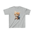 thumbnail image 1 of Kitten, Orange Tabby Cat - Kids Heavy Cotton™ Tee, 1 of 2