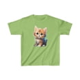 thumbnail image 1 of Kitten, Orange Tabby Cat - Kids Heavy Cotton™ Tee, 1 of 2
