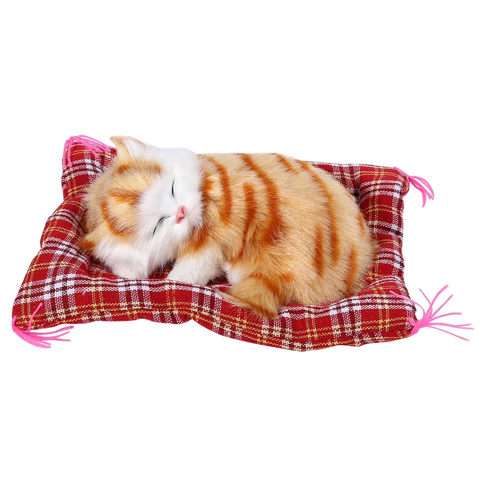 Kitten Plush Toy Kitten Plush Toys Cat Plush Toy Kitten Sounding Toy Super Cute Simulation Sounding Sleeping Kittens Cats Plush Toys Doll Christmas