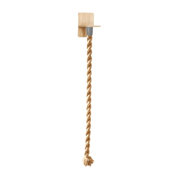 Kitten Rope Wall Mount Type Sisal Rope Teeth Chewing Toy for Indoor
