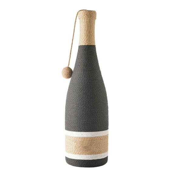 Kitten Sisal Rope Post Scratching Wine Bottle Shape Toy for Track Toy Scratcher Protect Your Furniture