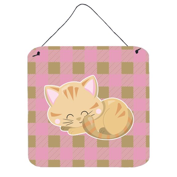 Kitten Sleeping Wall or Door Hanging Prints