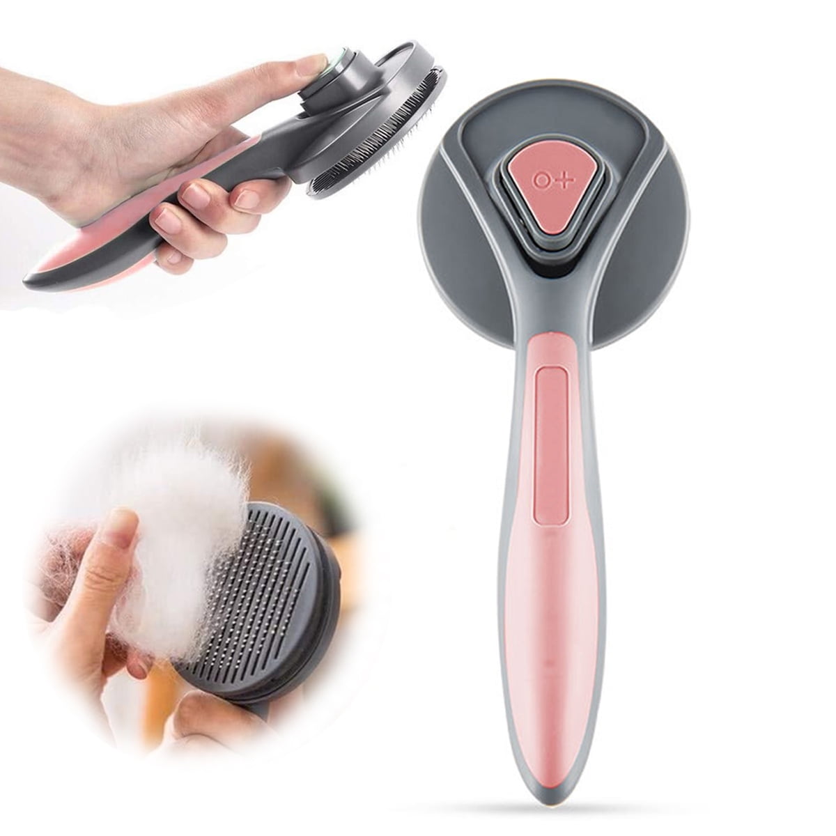 Cat Shedding Brush With Easy Cleaning Design photo