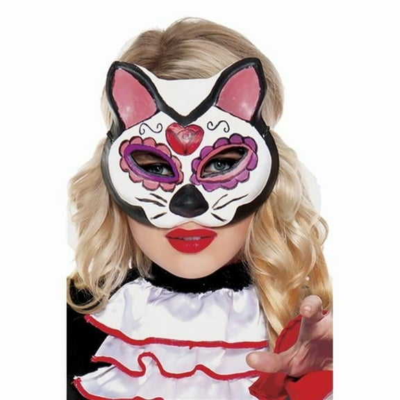 Kitten Spirit Mask, White