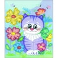 thumbnail image 1 of Kitten Stamped Cross Stitch Kit-6"X7", 1 of 2