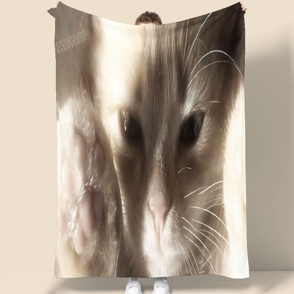 Kitten Tapestry 70.07 x 90.55 inches Soft Cat Wall Hanging for Bedroom Living Room Dorm Decor