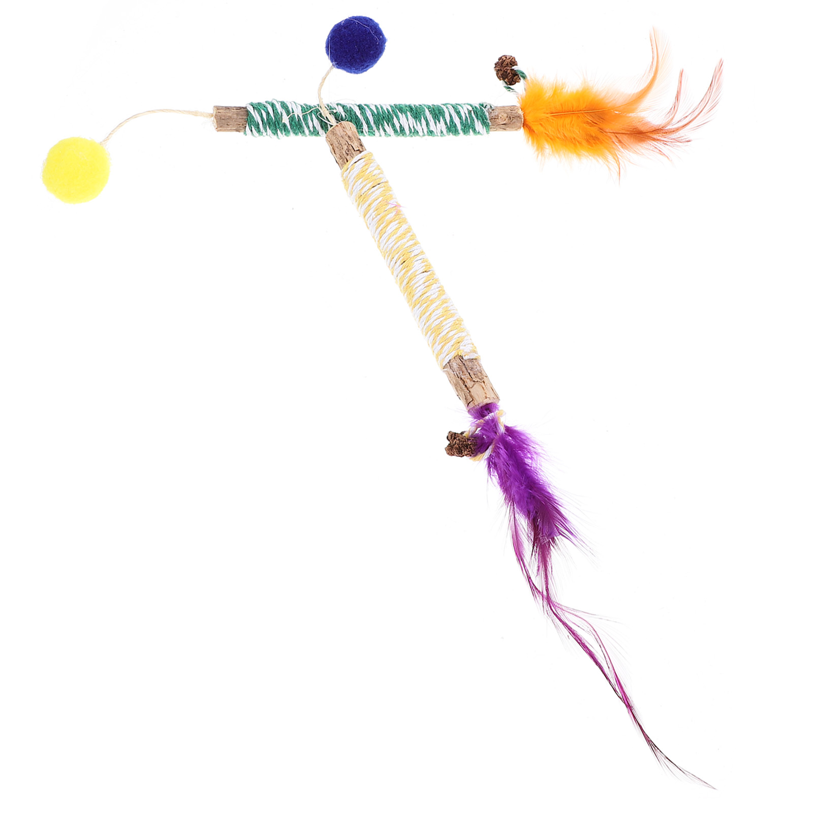 Kitten Teething Toys 4 Pcs Silver Rattan Stick Cat Chew Pet Molar