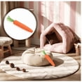 thumbnail image 1 of Kitten Teething Toys for Indoor Cats, Cat Chew Toy Natural Sisal Cat Teething Toys Orange Carrot Interactive Cats Kicker Toy Interactive Kitten Kicker for Indoor Kitty Exercise - 1Pc(L/6.3"), 1 of 7