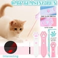 thumbnail image 1 of Kitten Toy, Cat Exercise, Adjustable Lanyard, 6 Pattern Projection, Pink Cats Paw, Led Light, Cat Lanyard, Interactive Pet, Indoor Play,forCats Entertainment, Wand, Pet, 1 Pc, 1 of 3