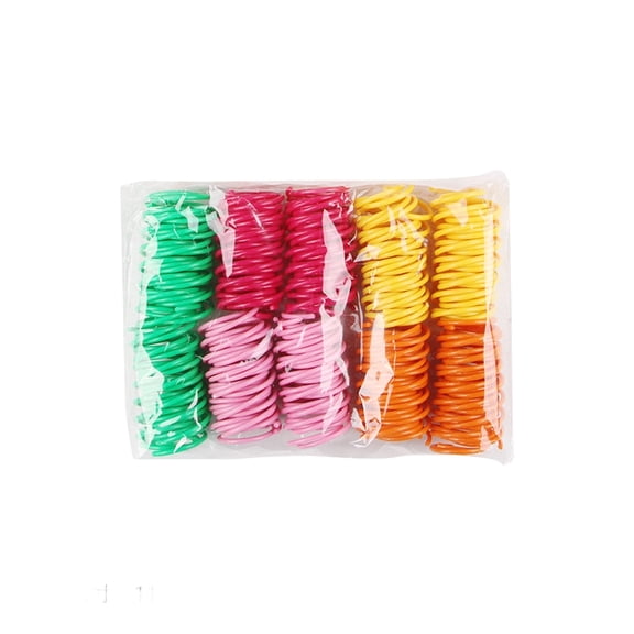 Kitten Toys Cat Spring Toys 50PCS Plastic Coil Play Springs for Indoor Cats and Kittens Interactive Batting and Chasing Toy Set Cat Toy for Indoor Cats, Cat Toy for Bored Kitten Puppy Play Chase Run