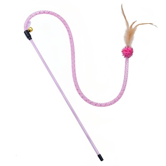 Kitten Toys IUHKBH Wands, 3 Colors Mesh Tube Teaser Toys Cute Wand Interactive Toy Safe Stuff for All Breed Sizes Interactive Cat Toy - for Active Cats, Fun Exercise Toy for Playtime, Mental Stimulat