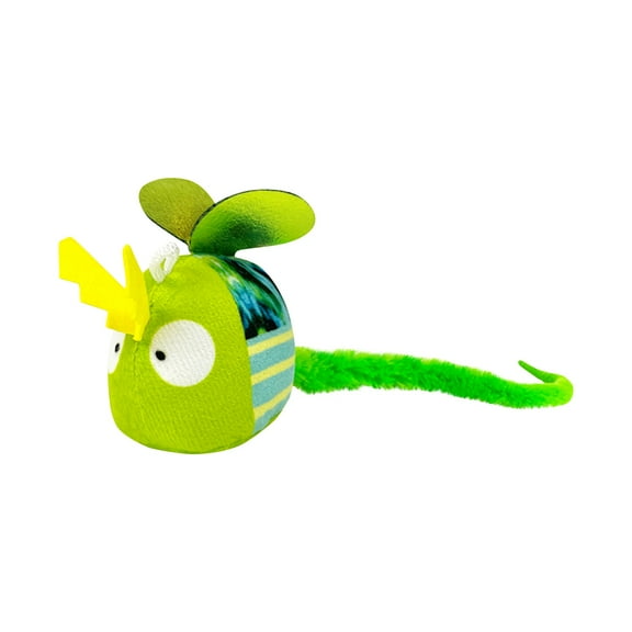 Kitten Toys Interactive Ladybug Cat Toy with Fluffy Tail and Durable Construction for Active Play and Pet Entertainment Indoors Interactive Cat Spring Toy Set for Cat, Kitty