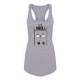 thumbnail image 1 of Kitten With Meow Crown Racerback Tank Women -Image by Shutterstock, Female XX-Large, 1 of 4