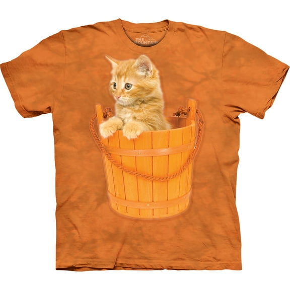 Kitten in a Bucket Kids T-Shirt - Kids Medium