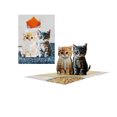 thumbnail image 1 of Kittens 3D Pop-Up Greeting Card | Handmade Pop up Card for Birthdays, Anniversaries, Thank You Notes & More | Stunning Craftsmanship White Envelope & Packaging, 1 of 7