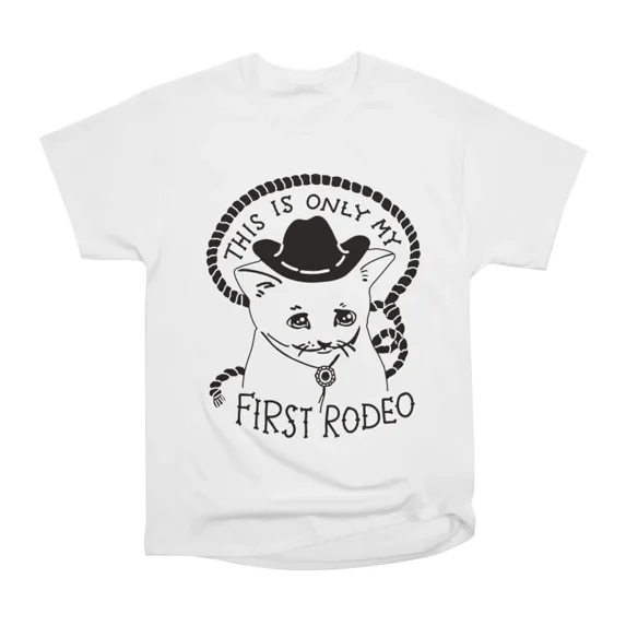 Kittens First Rodeo Black T-Shirt Tee Gift For Him Merch For Her Apparel For Friend