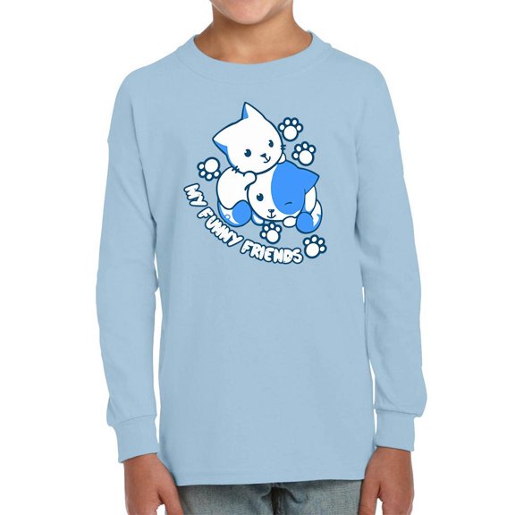 Kittens Funny Friends Long Sleeve Toddler -Image by Shutterstock,  4 Toddler