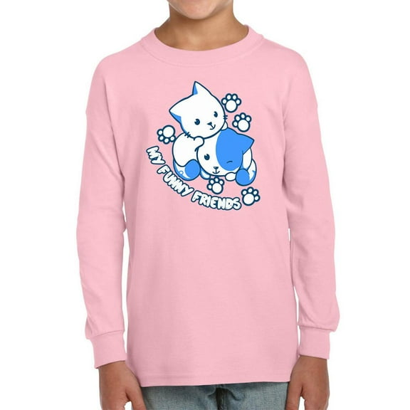 Kittens Funny Friends Long Sleeve Toddler -Image by Shutterstock,  4 Toddler