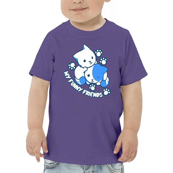 Kittens Funny Friends T-Shirt Toddler -Image by Shutterstock,  2 Toddler