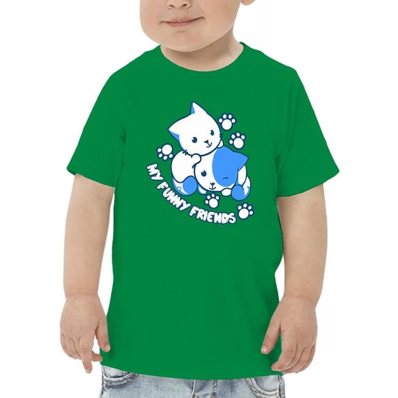 Kittens Funny Friends T-Shirt Toddler -Image by Shutterstock, 4 Toddler