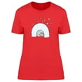 thumbnail image 1 of Kittens On An Ice Refugee Doodle Tee Women's -Image by Shutterstock, 1 of 2