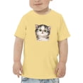 thumbnail image 1 of Kittens Staring T-Shirt Toddler -Kayomi Harai Designs,  3 Toddler, 1 of 4