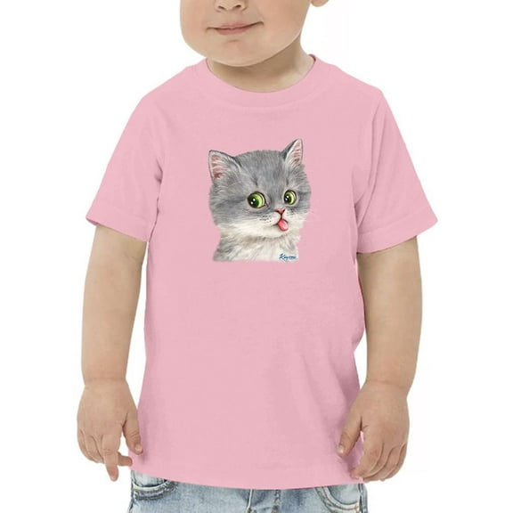 Kittens With Tongue Out T-Shirt Toddler -Kayomi Harai Designs,  2 Toddler