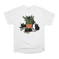 thumbnail image 1 of Kittens and a Snake Plant T-Shirt Tee Gift For Him Merch For Her Apparel For Friend, 1 of 2
