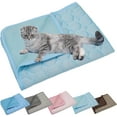 thumbnail image 1 of Kittra Cooling Mat for Cats Dogs, 3 Layer System Instant Cool Non Slip Kittra Pad, Washable Cooling Bed for Cats, Protect Your Cat from Silent Heat Danger, 1 of 7